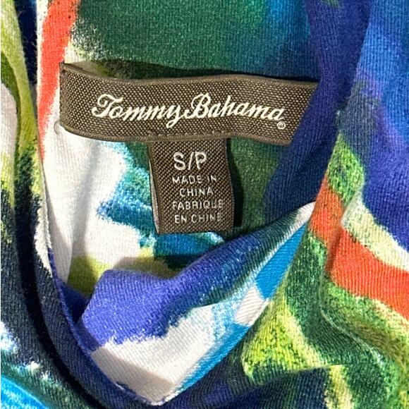 Tommy Bahama Lapis Wind Sleeveless Tank Top Size S Colorful Summer Abstract - Picture 7 of 9